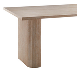 Τραπέζι Loozir Pakoworld mdf σε Φυσική Απόχρωση 180x90x75εκ