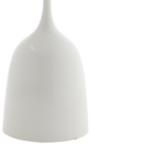 Βοηθητικό Τραπέζι Agrile Inart Λευκό Μέταλλο Φ50x60εκ