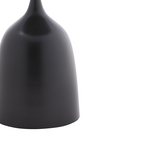 Βοηθητικό Τραπέζι Agrile Inart Μαύρο Μέταλλο Φ50x60εκ