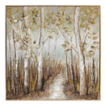 Πίνακας σε Καμβά Leambre ii Inart 102x4.5x102εκ