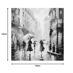 Πίνακας σε Καμβά Nightdream ii Inart 100x3x100εκ