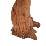 Βοηθητικό Τραπέζι Mushile Pakoworld Teak Ξύλο σε Φυσική Απόχρωση 30x35x45εκ