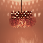Φωτιστικό Οροφής Annhele Inart Sisal σε Φυσικό Χρώμα Φ50x35εκ