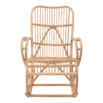 Κουνιστή Πολυθρόνα Cormeny Pakoworld Rattan pe σε Φυσική Απόχρωση 108x71x103εκ