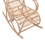 Κουνιστή Πολυθρόνα Cormeny Pakoworld Rattan pe σε Φυσική Απόχρωση 108x71x103εκ