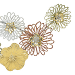 Διακοσμητικό Τοίχου Tutsi Inart Μέταλλο Πολύχρωμο 102.9x5.1x43.2εκ