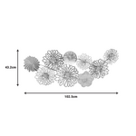 Διακοσμητικό Τοίχου Tutsi Inart Μέταλλο Πολύχρωμο 102.9x5.1x43.2εκ