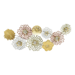 Διακοσμητικό Τοίχου Tutsi Inart Μέταλλο Πολύχρωμο 102.9x5.1x43.2εκ