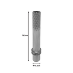 Διακοσμητικό Βάζο Bruna Inart Μέταλλο σε Χρυσή και Λευκή Απόχρωση Φ15.2x76.5εκ