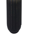 Διακοσμητικό Βάζο Onna Inart Μέταλλο σε Χρυσή και Μαύρη Απόχρωση Φ15.7x80.6εκ