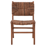 Καρέκλα Refane Pakoworld Σκελετός Teak Ξύλο με Banana Σχοινί σε Καρυδί Απόχρωση 50x58x85εκ
