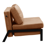 Πολυθρόνα-Κρεβάτι Fancy Pakoworld Ύφασμα Βελούδο σε Σάπιο Μήλο Απόχρωση κα Πόδι Μαύρο Μέταλλο 95x98x70εκ