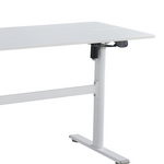 Γραφείο Εργασίας με Ρυθμιζόμενο Ύψος Karla Pakoworld Λευκό 120x60x72/115εκ