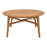 Τραπέζι Colen Pakoworld Teak Ξύλο σε Φυσική Απόχρωση Φ180x75εκ