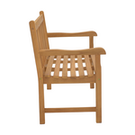 Παγκάκι nat Pakoworld Teak Ξύλο σε Φυσική Απόχρωση 120x57x96εκ