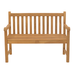 Παγκάκι nat Pakoworld Teak Ξύλο σε Φυσική Απόχρωση 120x57x96εκ