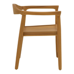 Πολυθρόνα Ganny Pakoworld Teak Ξύλο σε Φυσική Απόχρωση 59x56x71εκ