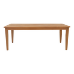 Τραπέζι Mady Pakoworld Teak Ξύλο σε Φυσική Απόχρωση 200x100x75εκ