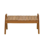 Τραπέζι Kally Pakoworld Teak Ξύλο σε Φυσική Απόχρωση 60x50x34εκ