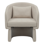 Πολυθρόνα Playmob Pakoworld Ύφασμα σε Μπεζ Απόχρωση 69x65x79εκ