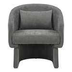 Πολυθρόνα Playmob Pakoworld Ύφασμα σε Γκρι Απόχρωση 69x65x79εκ