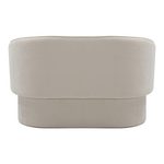 Καναπές Διθέσιος Playmob Pakoworld Ύφασμα σε Μπεζ Απόχρωση 65x128x79εκ