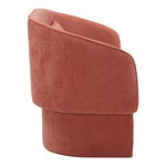 Καναπές Διθέσιος Playmob Pakoworld Ύφασμα σε Κεραμιδί Απόχρωση 65x128x79εκ