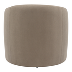 Πολυθρόνα Barken Pakoworld Ύφασμα σε Γκρι-Μπεζ Απόχρωση 77x74.5x73εκ