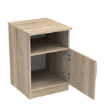 Κομοδίνο Galdi Pakoworld Μελαμίνη σε Sonoma Απόχρωση 40x45x60εκ