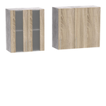 Σύνθεση Κουζίνας Festa iii Pakoworld Μελαμίνη σε Sonoma Απόχρωση 140x60x85εκ