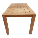 Τραπέζι Pablo Pakoworld Teak Ξύλο σε Φυσική Απόχρωση 160x90x76εκ