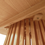 Τραπέζι Kenda Pakoworld Mindi Ξύλο σε Φυσική Απόχρωση Φ100x45εκ