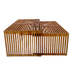 Τραπέζι Tinnie Pakoworld σετ 2τεμ Teak Ξύλο σε Φυσική Απόχρωση