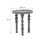 Τραπέζι Σαλονιού Kelly σετ 2τεμ Pakoworld Μασίφ Ξύλο Ακακίας Φυσικό