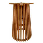 Βάση Τραπεζιού Μπαρ Galy Pakoworld Mindi Ξύλο σε Φυσική Απόχρωση Φ60x90εκ