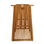 Βάση Τραπεζιού Μπαρ Darius Pakoworld Mindi Ξύλο σε Φυσική Απόχρωση 60x60x90εκ