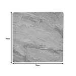Επιφάνεια Τραπεζιού Dirgo Pakoworld Ανοιχτό Γκρι σε όψη Μαρμάρου 70x70εκ