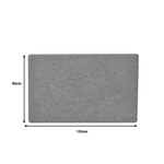 Επιφάνεια Τραπεζιού Zerbo Pakoworld σε Γκρι Απόχρωση 120x80εκ