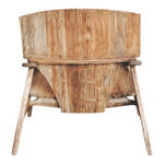 Πολυθρόνα Brazin Pakoworld Φυσικό Teak Ξύλο 72x71x77εκ