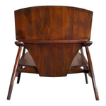 Πολυθρόνα Brazin Pakoworld Καρυδί Teak Ξύλο 72x71x77εκ