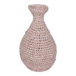 Βάζο Sannery i Inart Sisal σε Φυσική Απόχρωση Φ20x32εκ