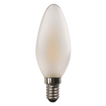 Λαμπα led Κερι Crossed Filament 4.5w e14 6500k 220-240v Frost Dimmable