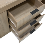 Μπουφές Doha Pakoworld σε Sonoma Απόχρωση 180x45x80.5εκ