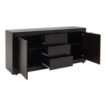 Μπουφές Doha Pakoworld σε Wenge Απόχρωση 180x45x80.5εκ