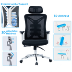 Καρέκλα Γραφείου Διευθυντή Andrew Pakoworld Mesh Μαύρο-Λευκό