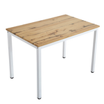 Τραπέζι Witte Pakoworld Mdf/metal σε Sonoma Απόχρωση με Μαύρο Πόδι 110x70x76εκ