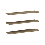 Ραφιέρα Τοίχου Divar Pakoworld σε Sonoma Απόχρωση 60x14.5x1.8εκ