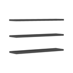 Ραφιέρα Τοίχου Divar Pakoworld σε Γκρι Απόχρωση 60x14.5x1.8εκ