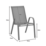 Πολυθρόνα Calan Pakoworld Μέταλλο σε Σαμπανιζέ Απόχρωση 55x75x90 εκ