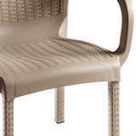 Πολυθρόνα Festive Pakoworld pp Cappucino